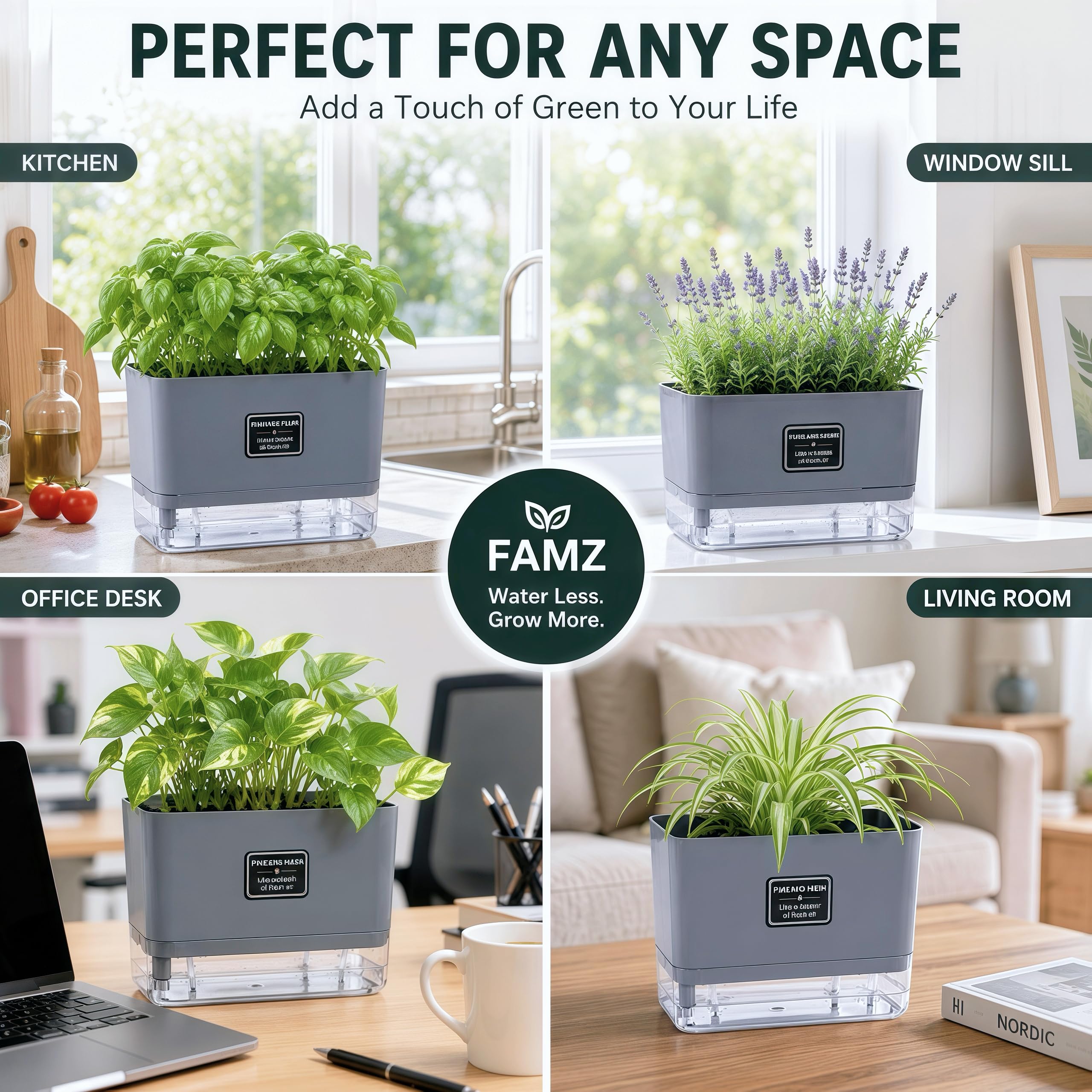FAMZ close-up of visible reservoir allowing quick water level checks for convenience
