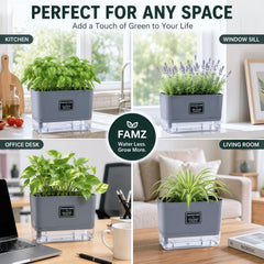FAMZ close-up of visible reservoir allowing quick water level checks for convenience