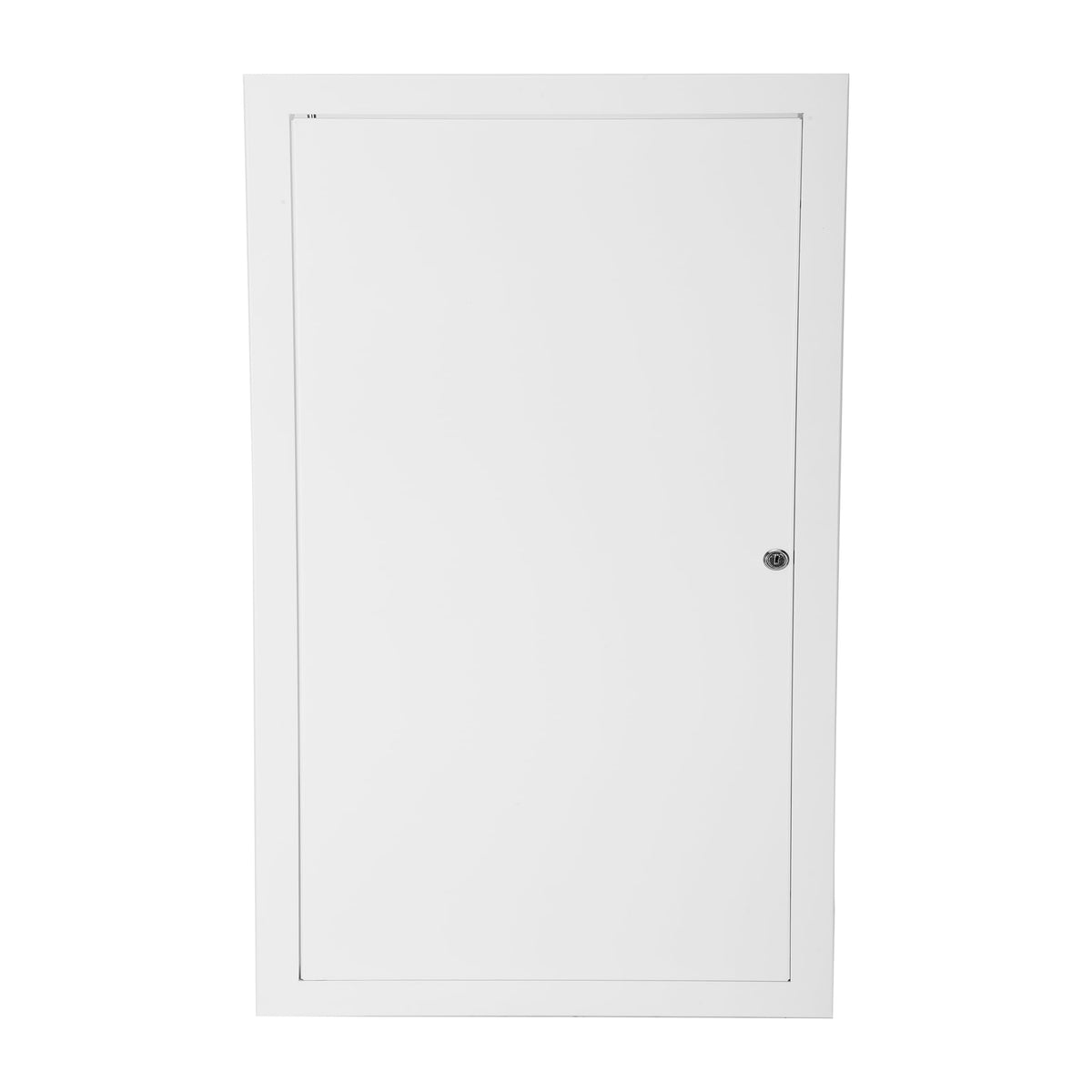 Fancat front view of 14x24 access panel showing clean, durable finish benefit