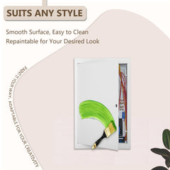 Fancat panel installed flush in ceiling illustrating discreet, low-profile benefit