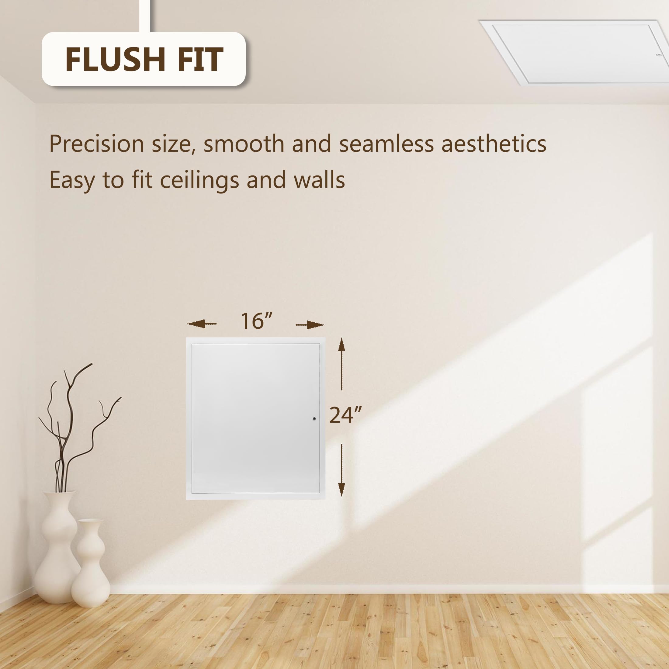 Fancat next to ruler showing frame dimensions for accurate fit benefit