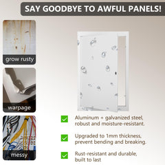 Fancat textured baked-paint surface showing smooth paintable finish benefit