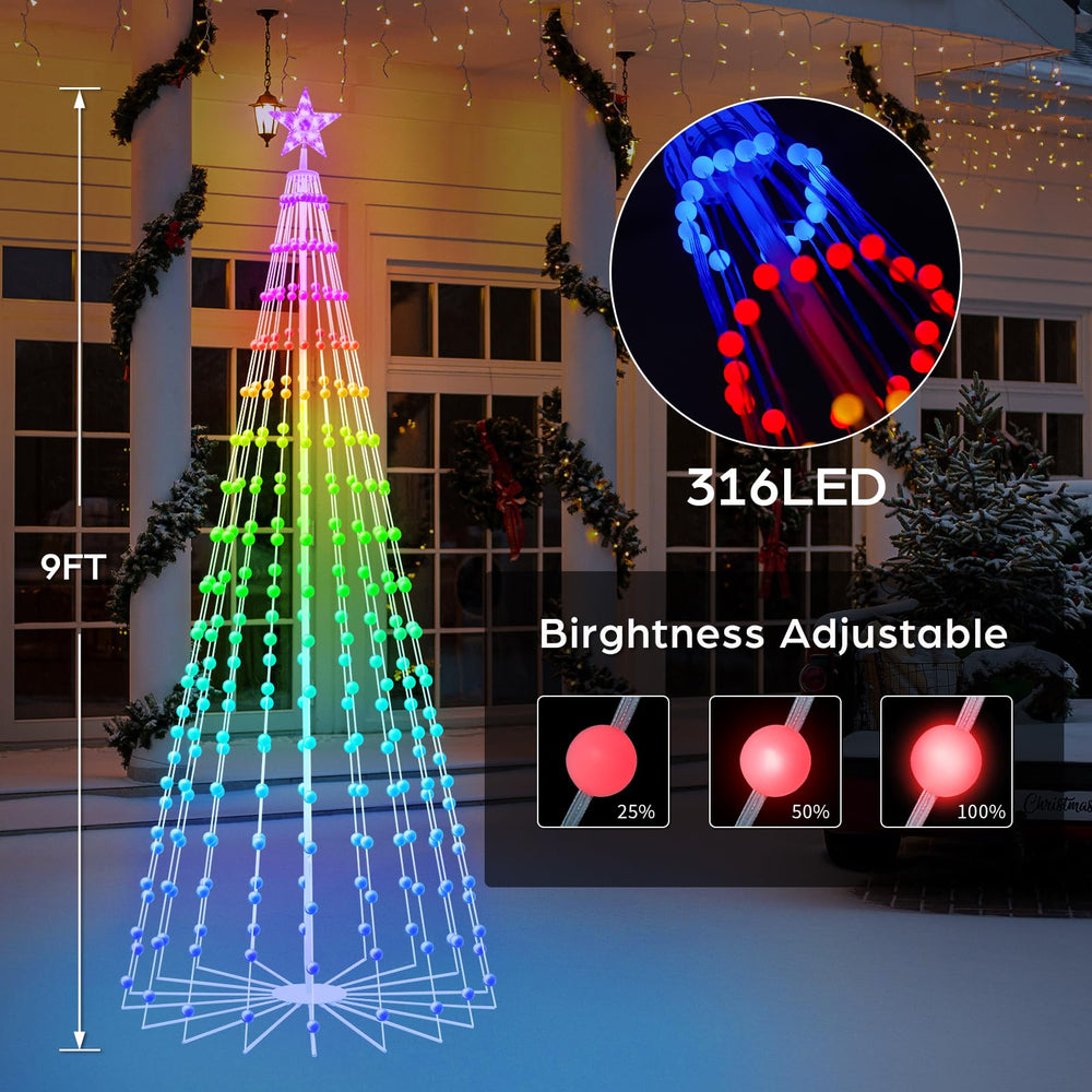FANCILLUMA in living room creating warm festive ambiance for guests
