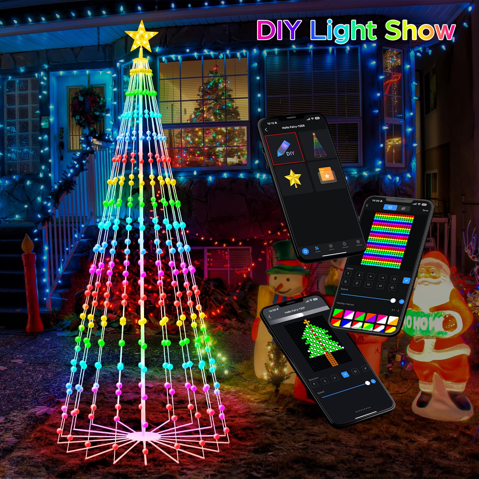 FANCILLUMA close-up of LEDs highlighting pixel control and vivid color accuracy