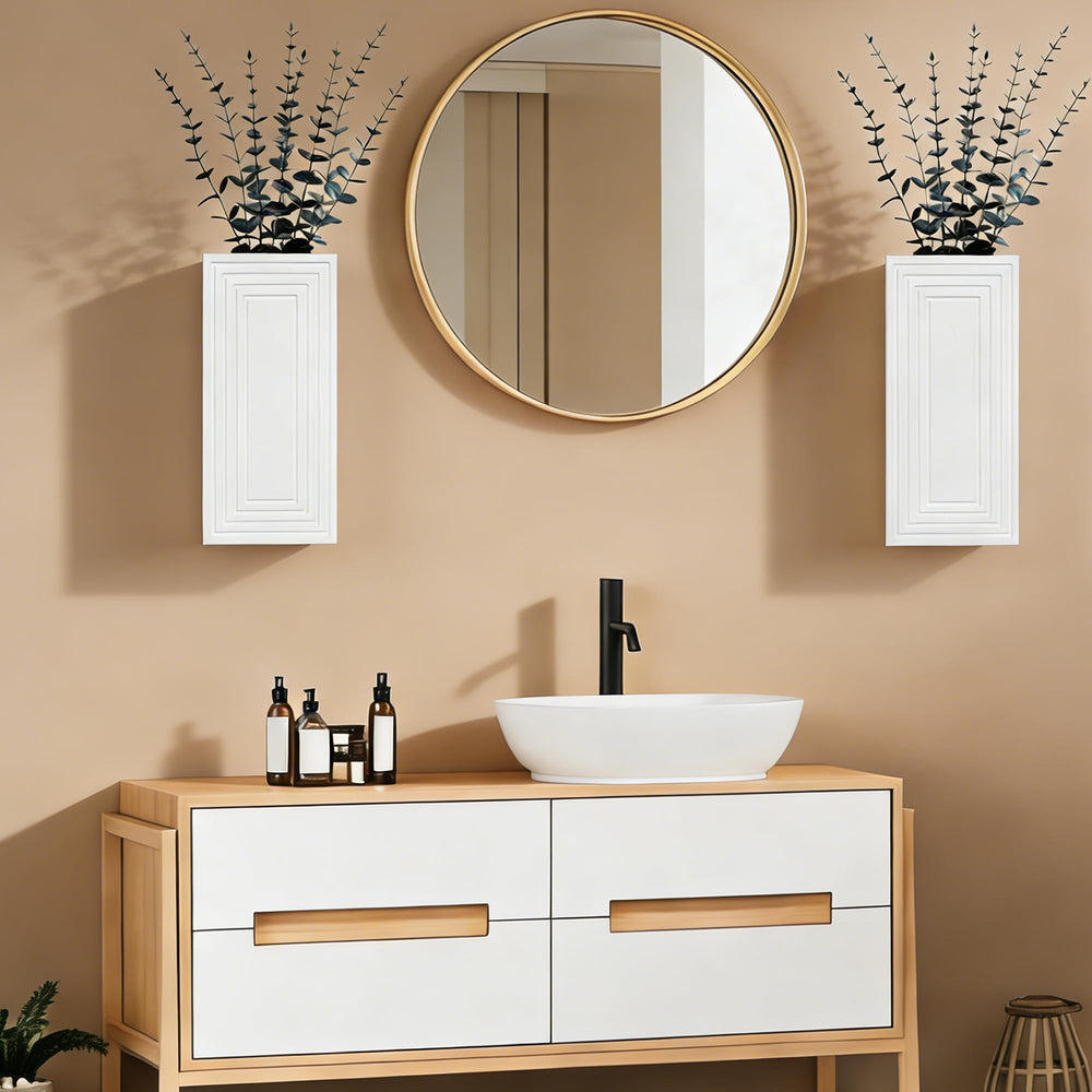 FancyPlus tabletop placement next to kitchen items showing compact size and versatile styling