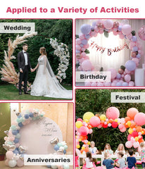 Fandature arch in use at a wedding creating a photogenic ceremony focal point