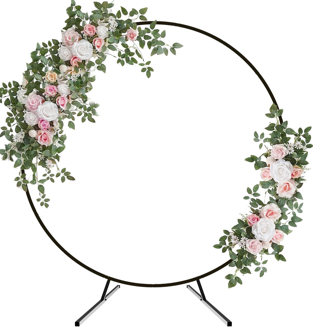 Fandature round arch front view showing full circular backdrop and stability
