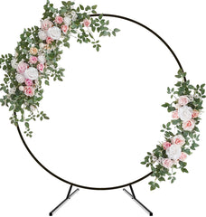 Fandature round arch front view showing full circular backdrop and stability