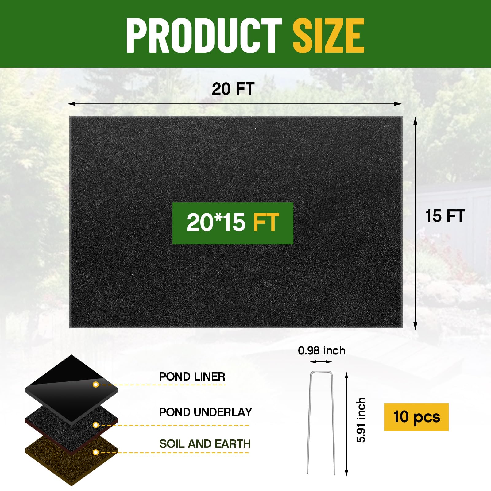 Fanfanwin close-up of 6oz non-woven texture highlighting puncture resistance benefit