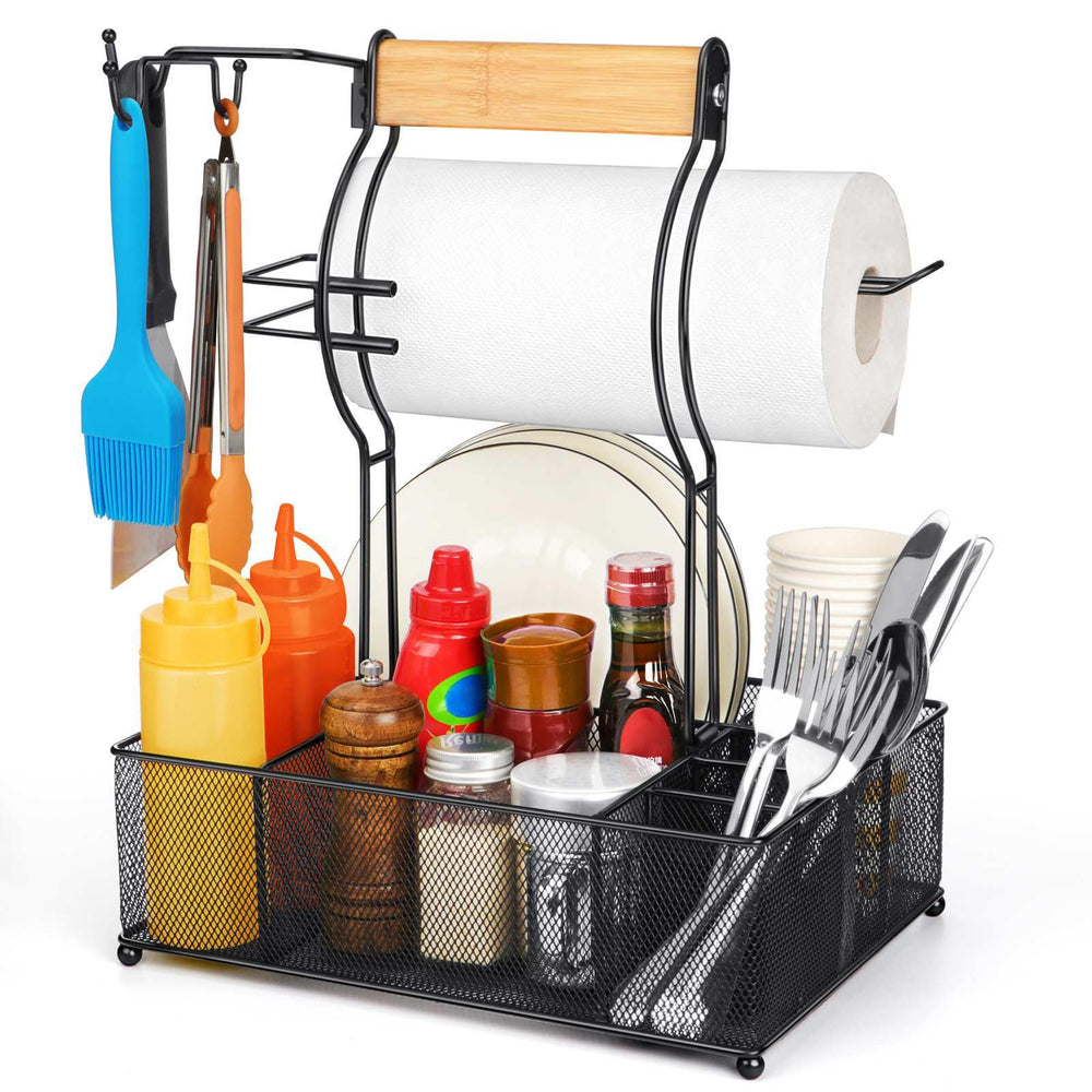 FANGSUN front view showing organized compartments and portability benefit