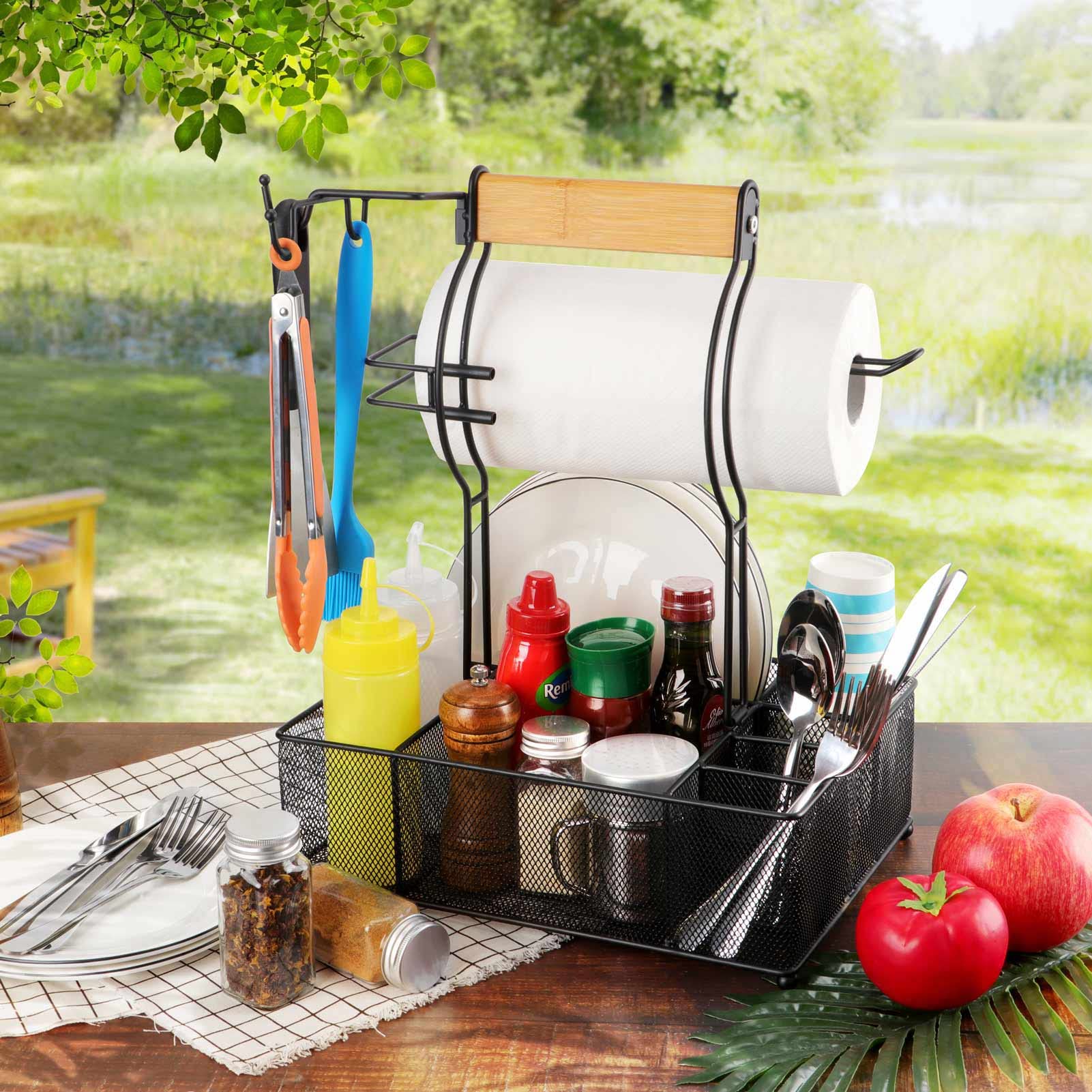 FANGSUN hanging hooks with tools for tidy utensil storage and access