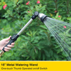 FANHAO close-up of rubberized pattern dial highlighting easy selection for precise watering