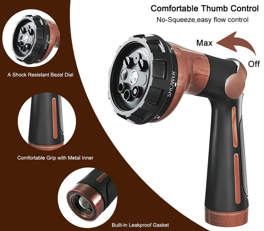FANHAO thumb controller operation enabling easy one-finger flow control