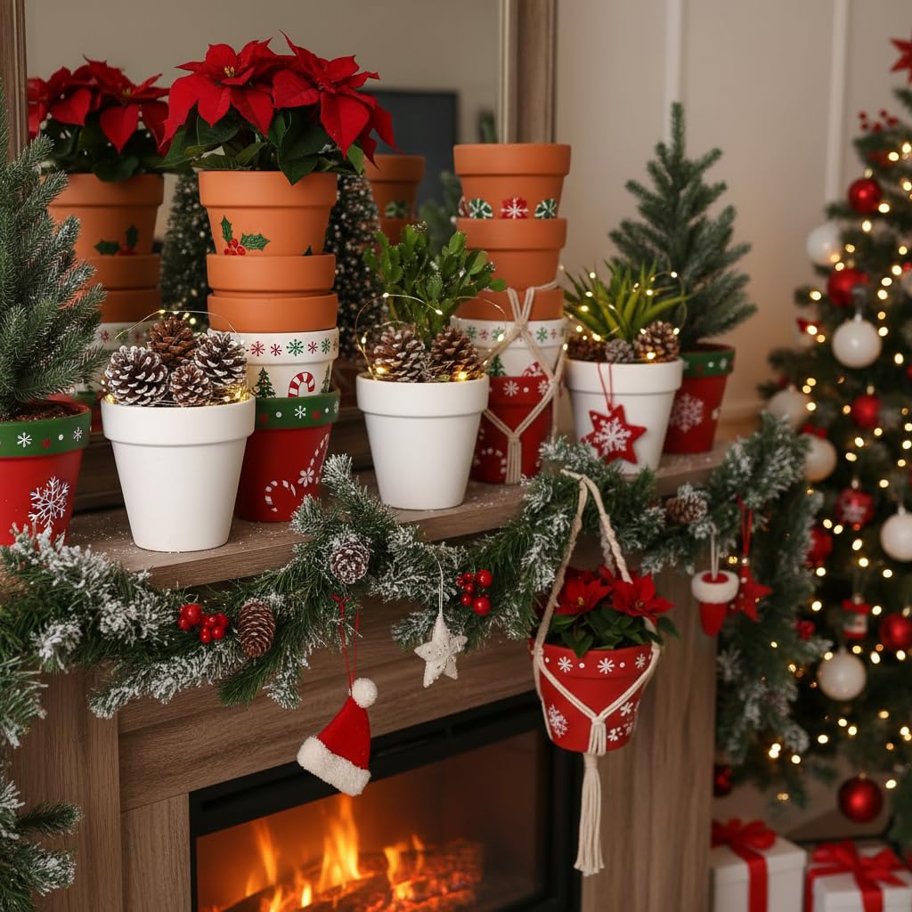 FANOBL painted pots in a lifestyle setting showing craft-ready versatility benefit