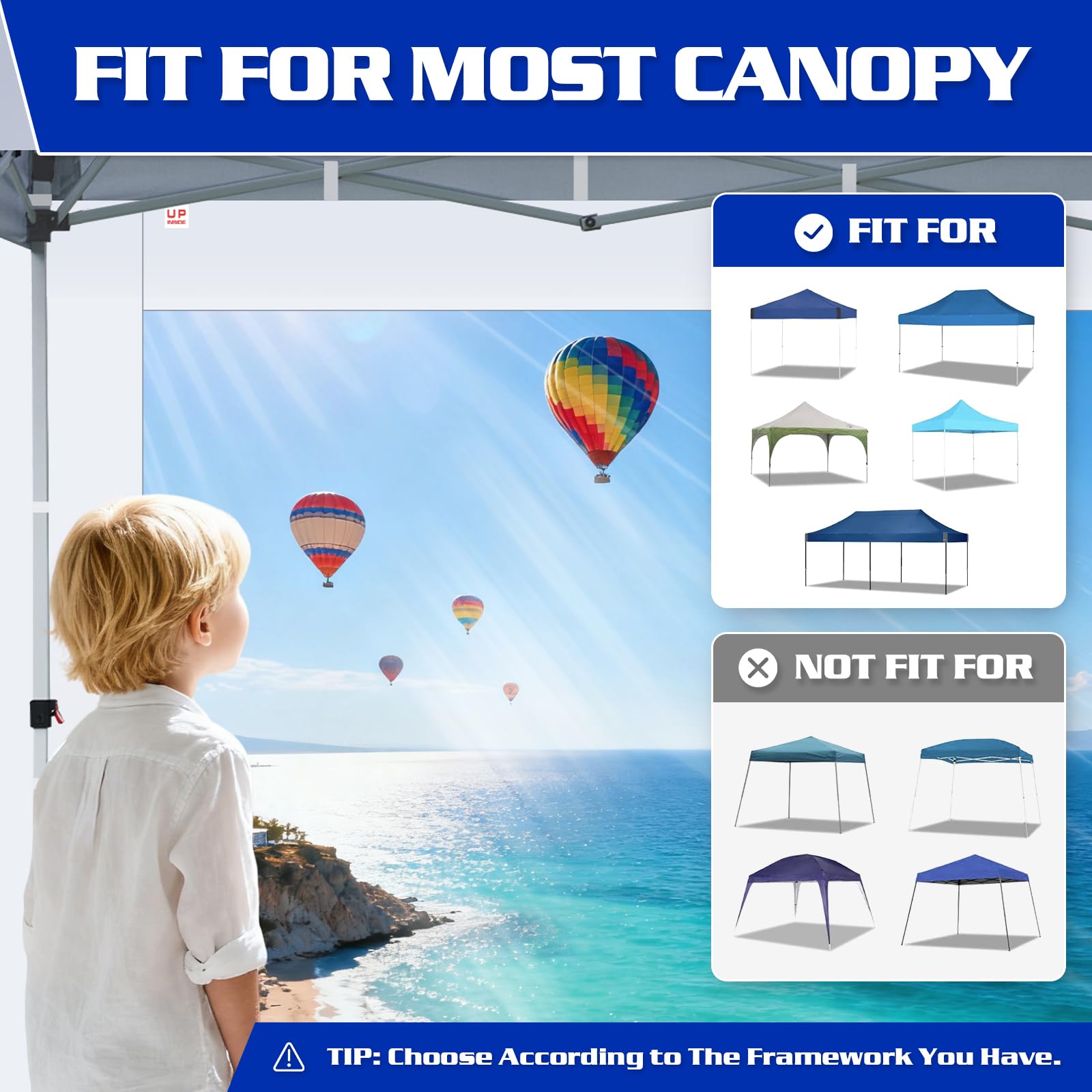 FANPAT installed on a backyard canopy showing weather protection and bright interior