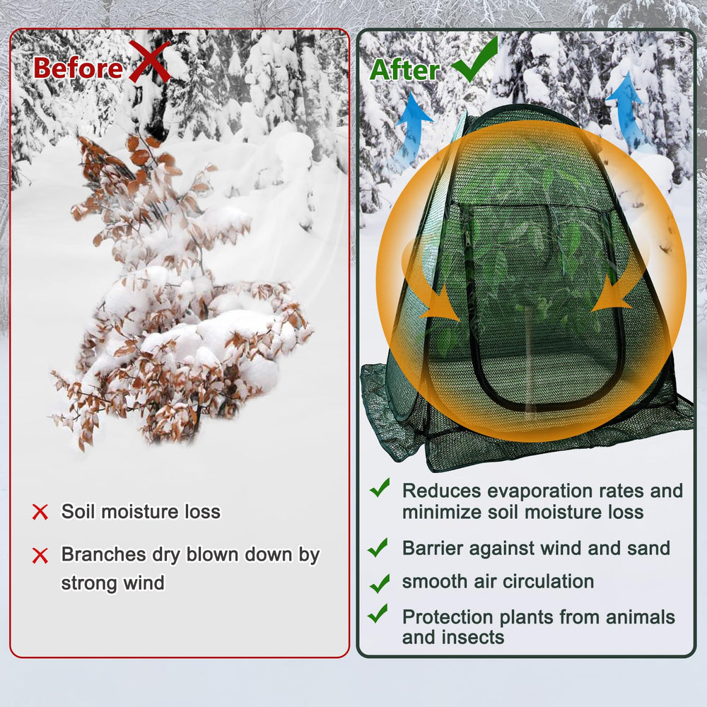 Fantang tent next to standard pot showing compact size advantage