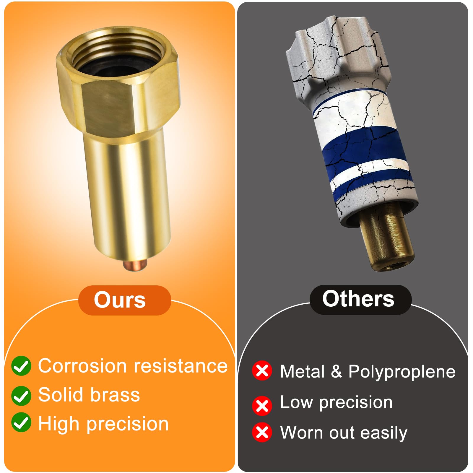Fantang Teflon tape and packaging contents showing included sealant for leak prevention