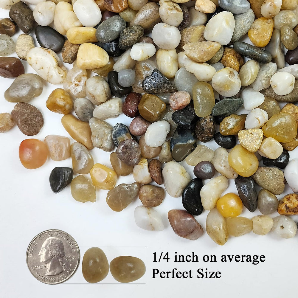FANTIAN pebbles under candle, stable decorative filler and heat-resistant look benefit