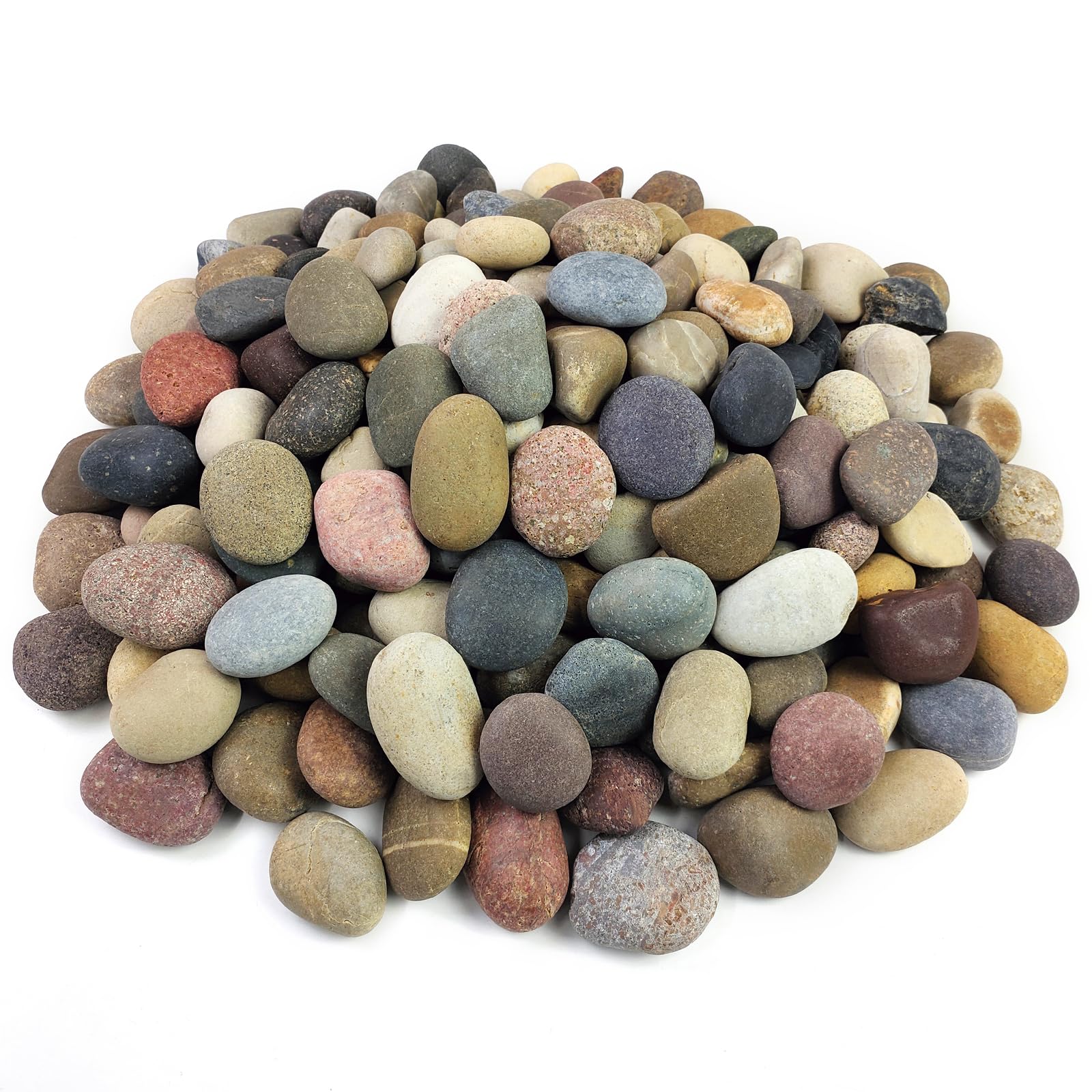 FANTIAN front of bag showing 20 lb river rocks and product weight benefit