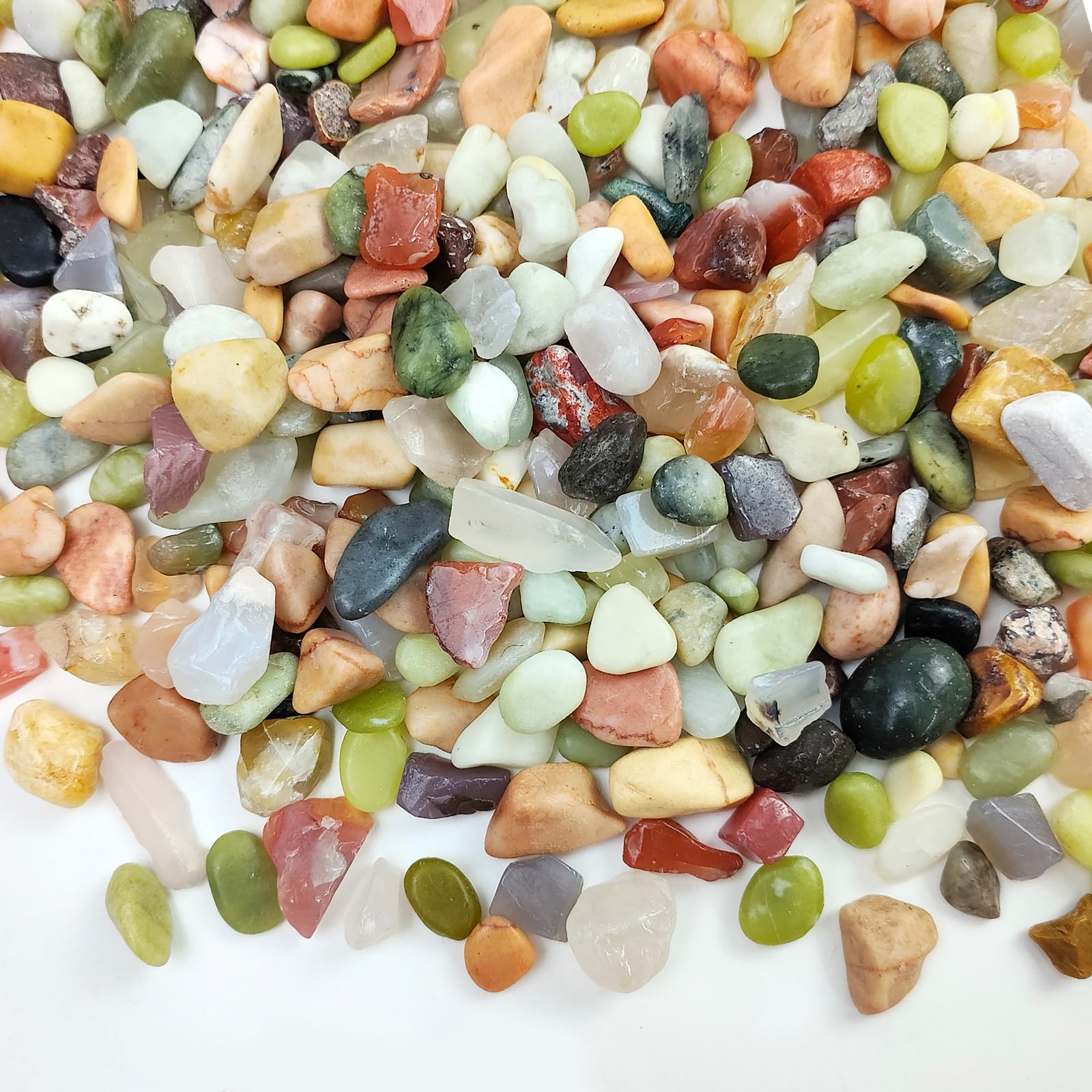 FANTIAN front packaging showing 10 lb bag and colorful pebbles for easy storage