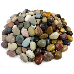 FANTIAN pebbles in plant pot creating tidy topdressing and moisture retention