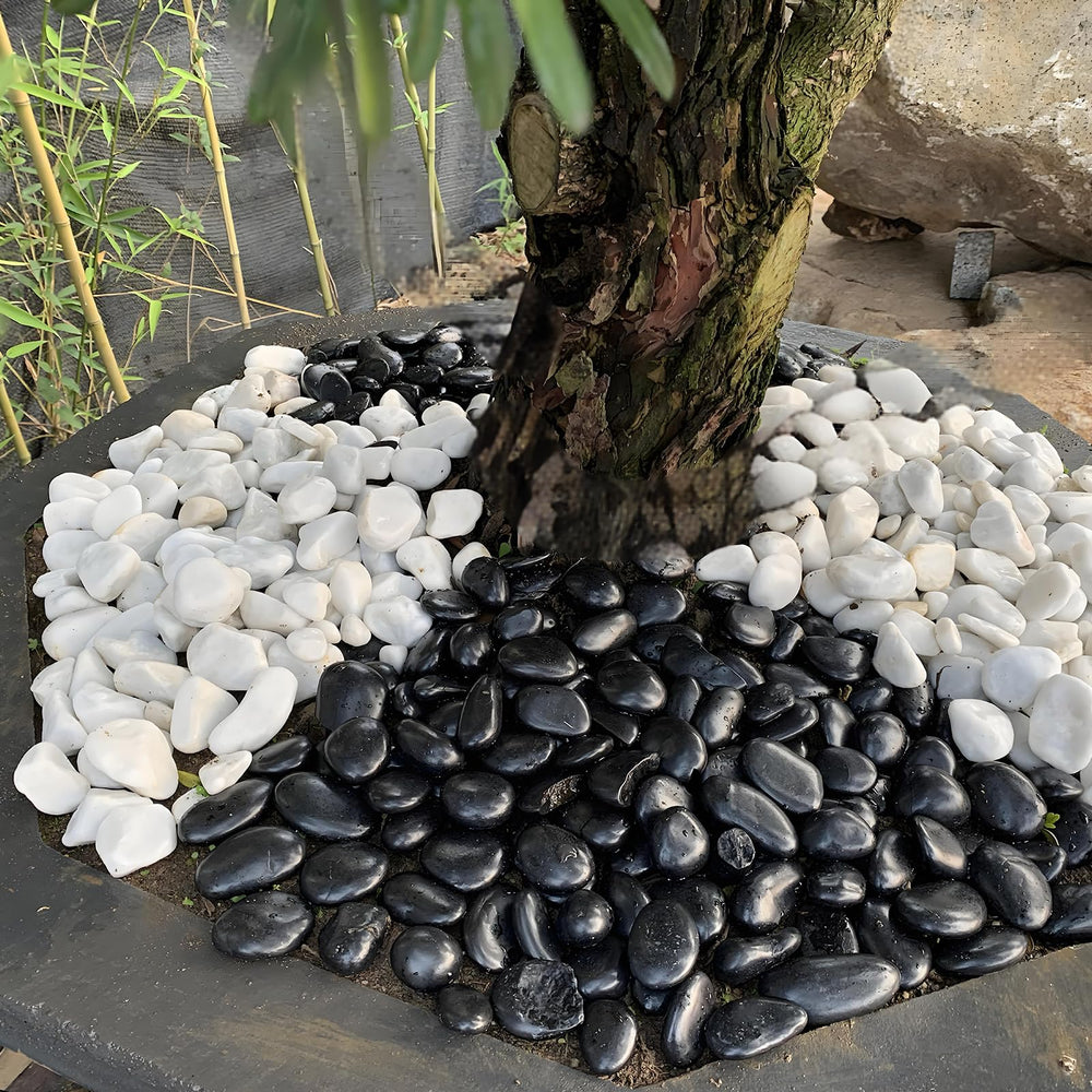 FANTIAN hand holding pebbles showing 1–2 inch size scale and consistency