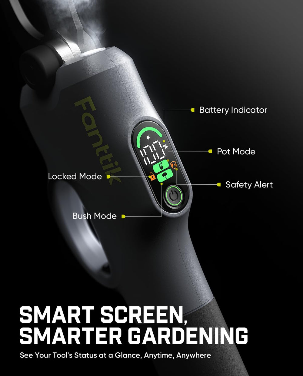 Fanttik Y10 Pro LED illuminated cutting area improving visibility and precise cuts