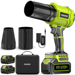 FAOGO front view showing light green body and ergonomic grip for easy handling