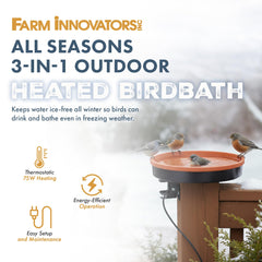 Farm Innovators BD-75 installed on a deck post providing secure elevated water access