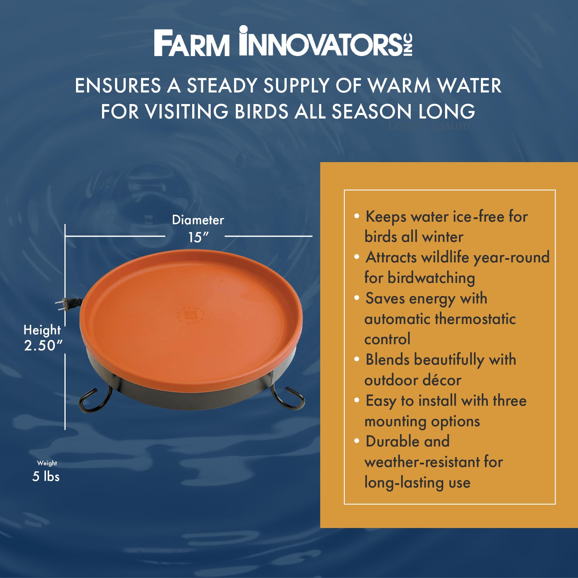 Farm Innovators BD-75 thermostat closeup showing control detail for efficient heating