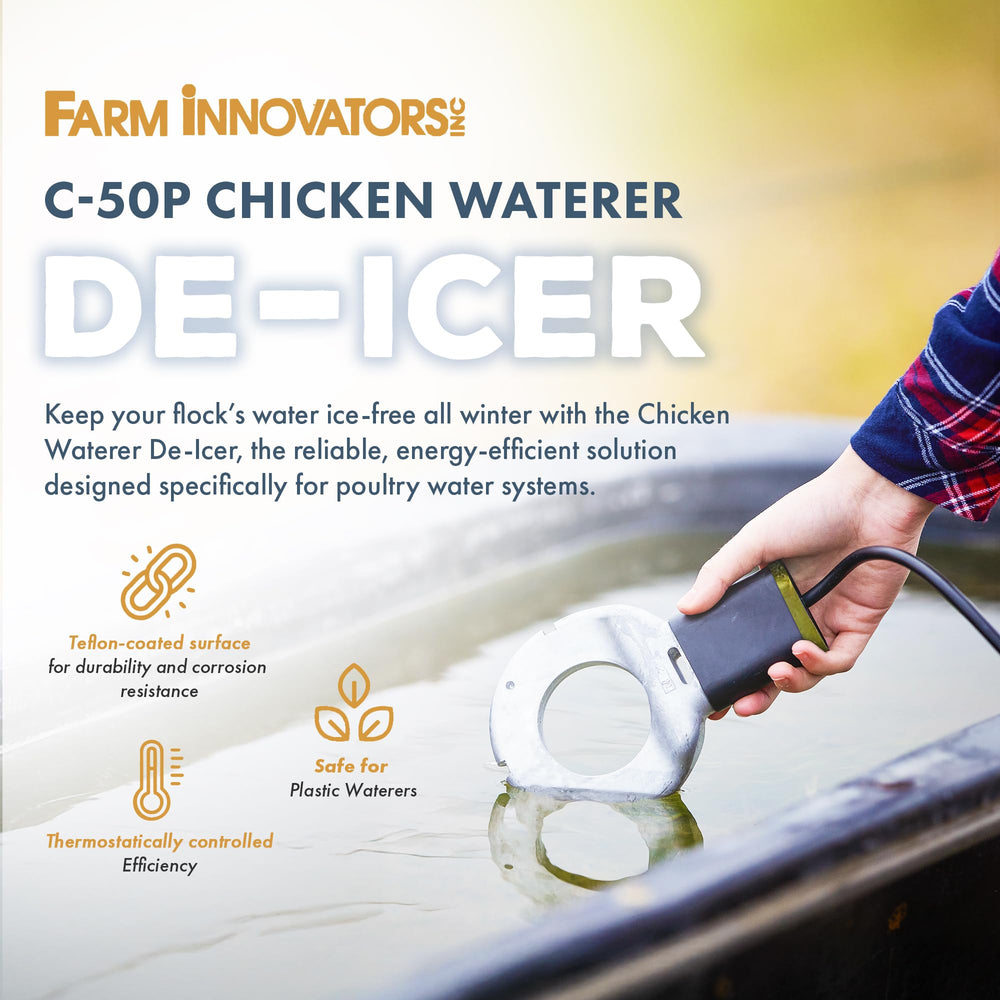 Farm Innovators close-up of Teflon coating protecting metal for long-lasting use