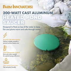 Farm Innovators close-up of cast-aluminum surface highlighting corrosion resistance