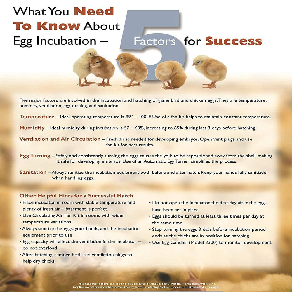 Farm Innovators deep tray loaded with mixed chicken duck and goose eggs demonstrating capacity