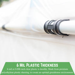 Farm Plastic Supply edge detail with secure seam and fastening for durability