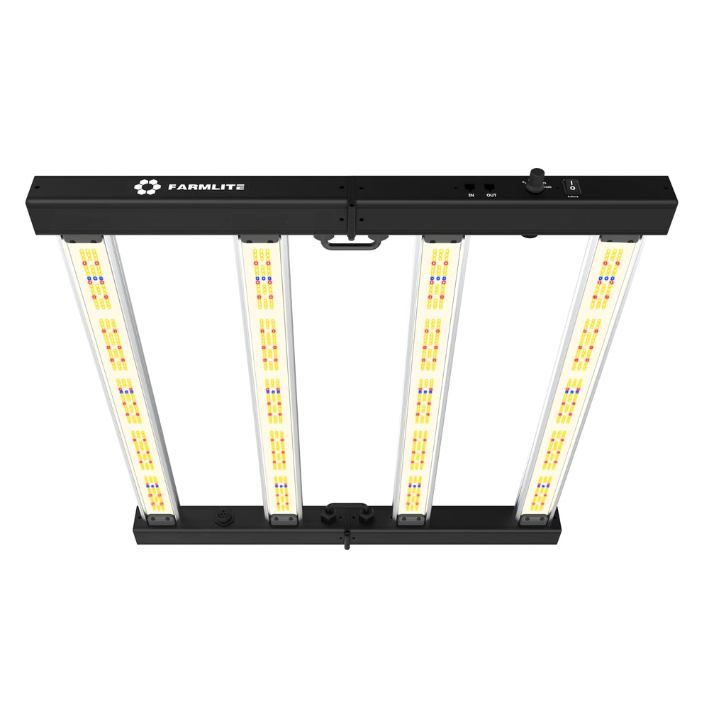 FARMLITE front view of packaged grow light showing ready-to-install benefit