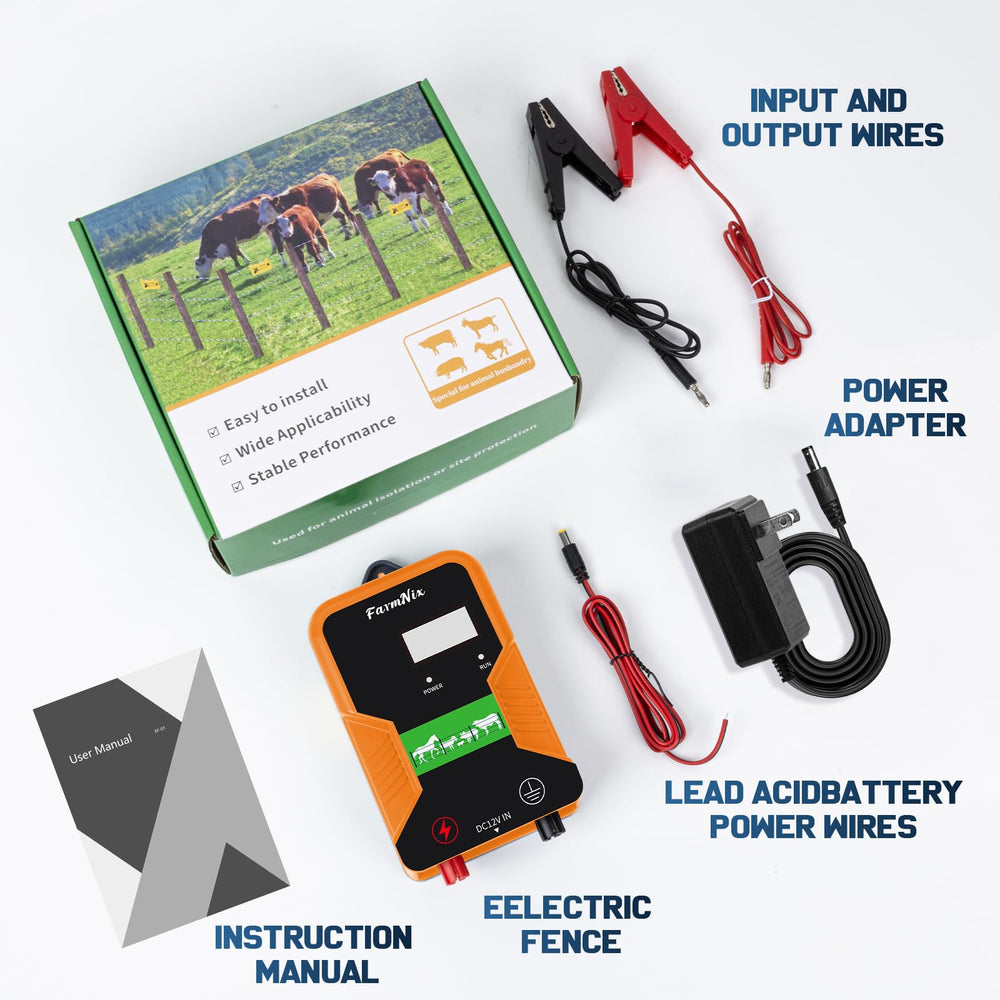 FarmNix connected to battery and solar setup for off-grid flexibility