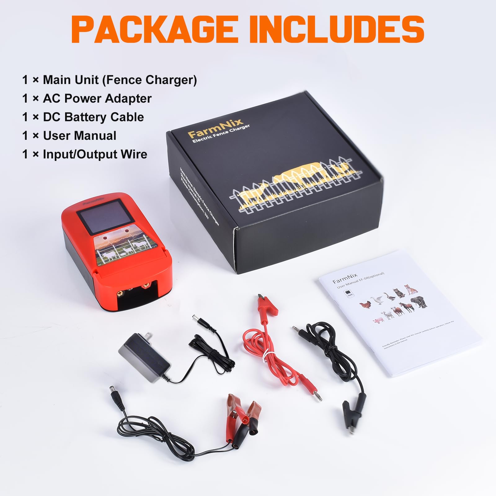FarmNix boxed components laid out for quick, simple installation