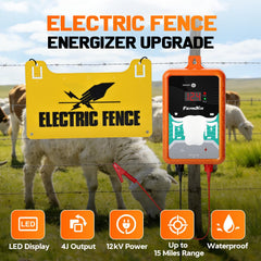 FarmNix sealed side detail illustrates waterproof protection for reliable outdoor use