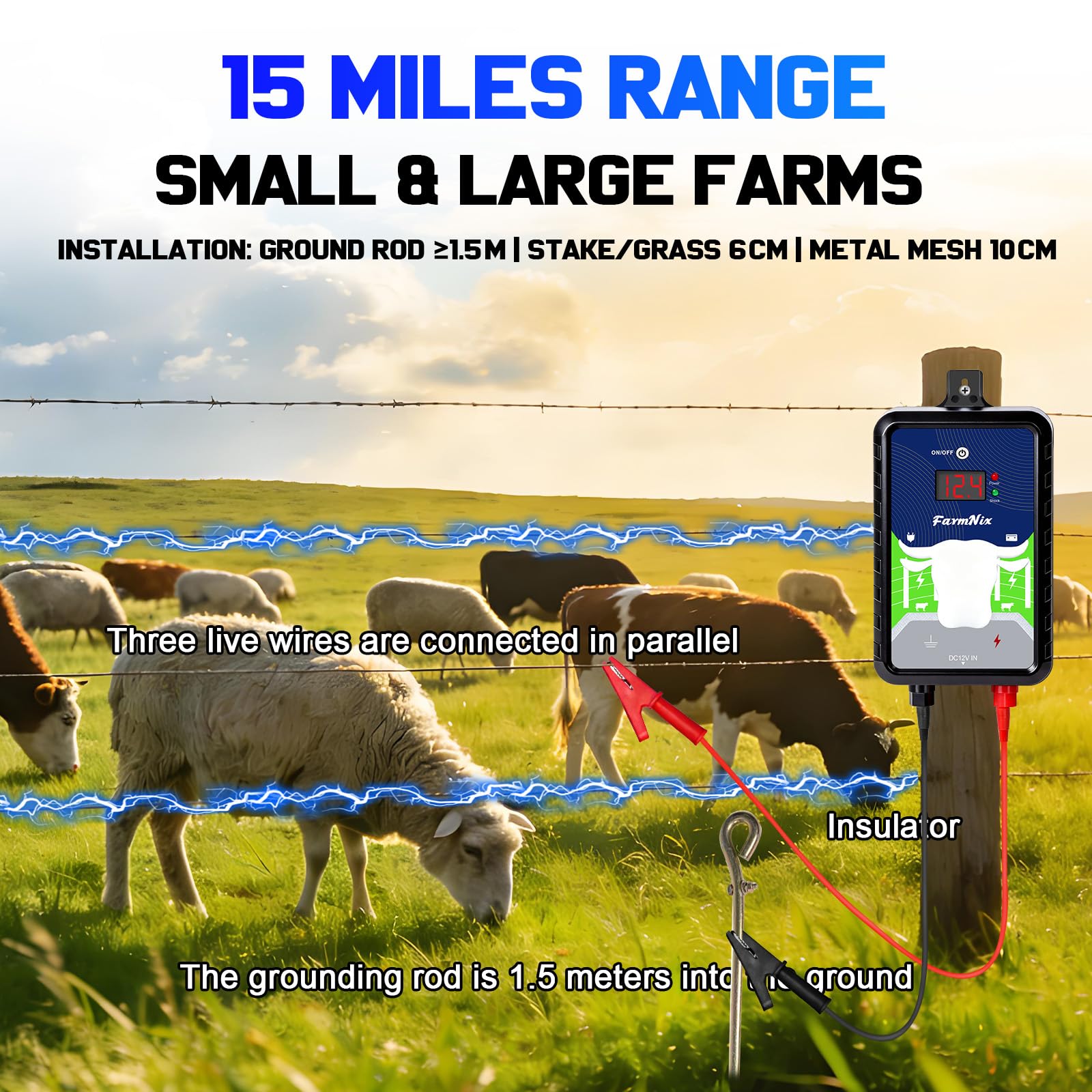FarmNix weatherproof housing close-up protecting electronics from rain and snow