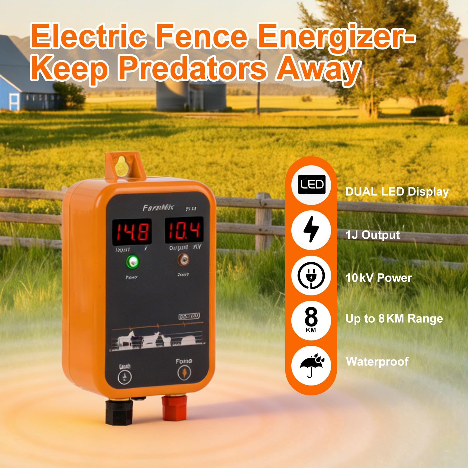 FarmNix waterproof housing seal demonstrating durable weatherproofing benefit