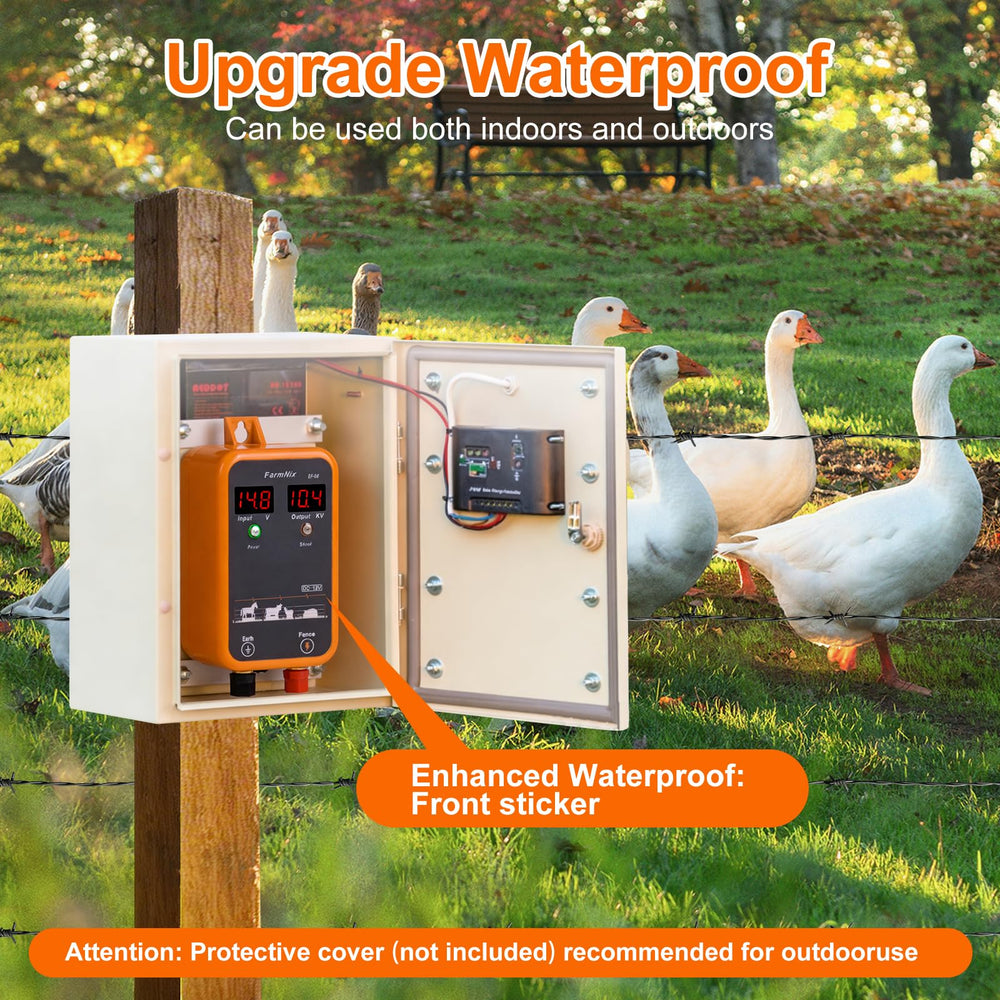 FarmNix held in hand to show compact scale and easy installation benefit