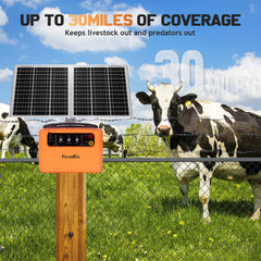 FarmNix solar panel closeup displaying efficient cells for steady charging