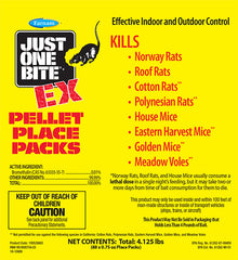 Farnam place pack positioned inside a locked bait station demonstrating safe, tamper-resistant placement