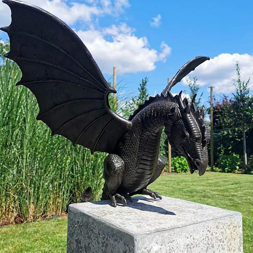 Faruxue dragon scale with ruler showing 35×30×23 cm compact size benefit