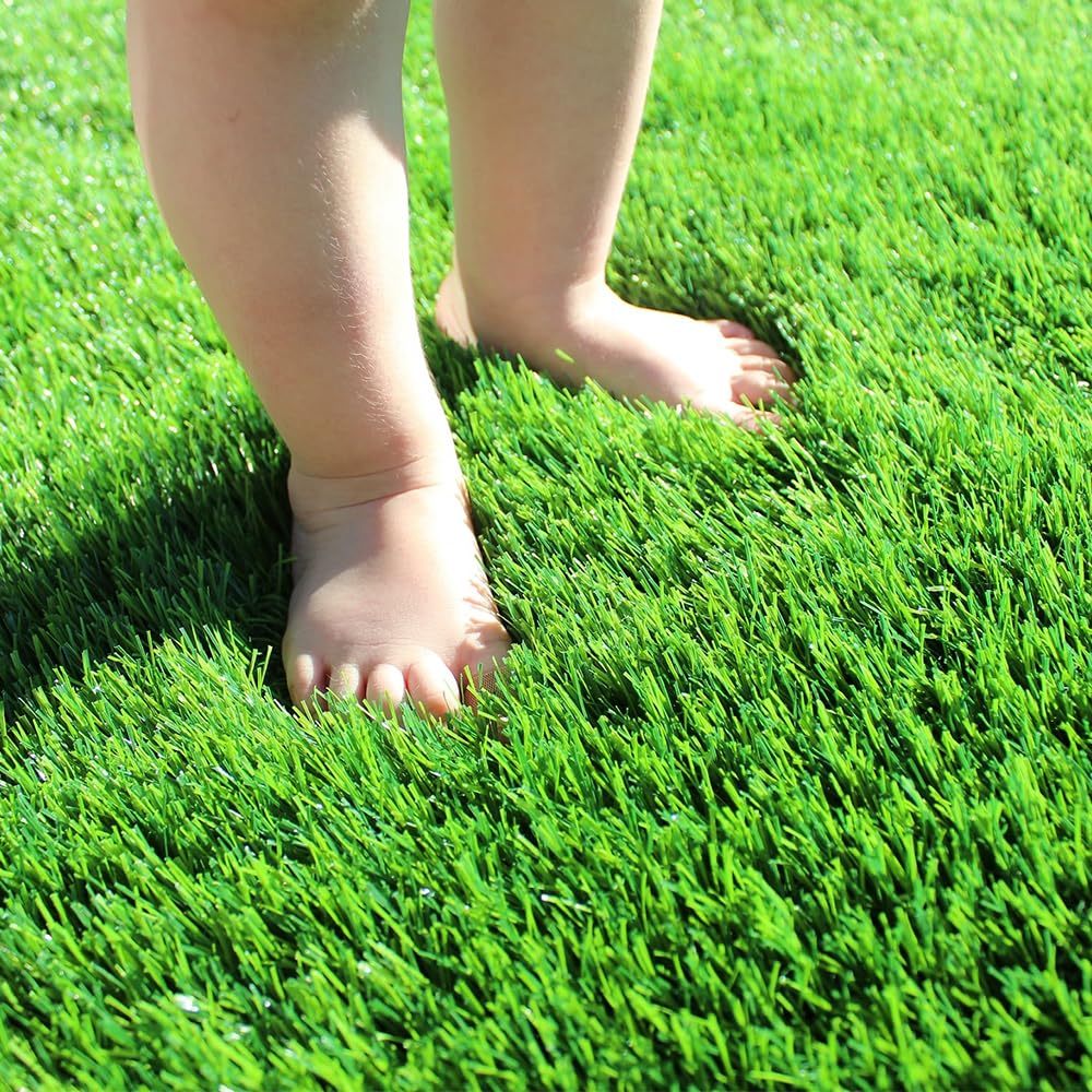 Fas Home front view of 3x8 turf showing lush, manicured appearance and curb appeal