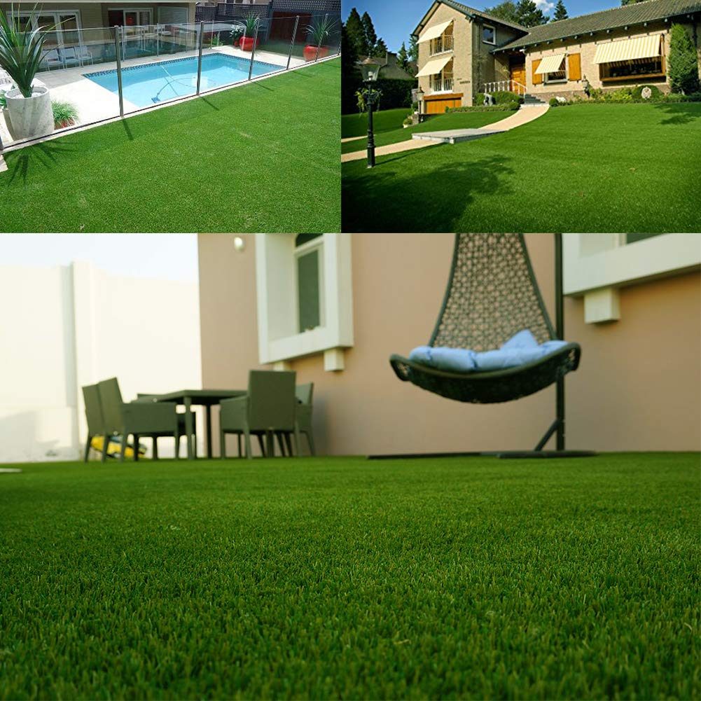 Fas Home turf in garden setting showing aesthetic curb appeal and greenery