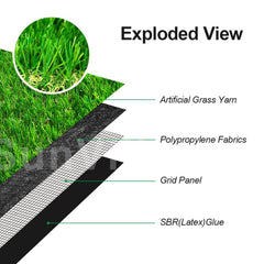 Fas Home turf installed on patio showing low-maintenance outdoor upgrade
