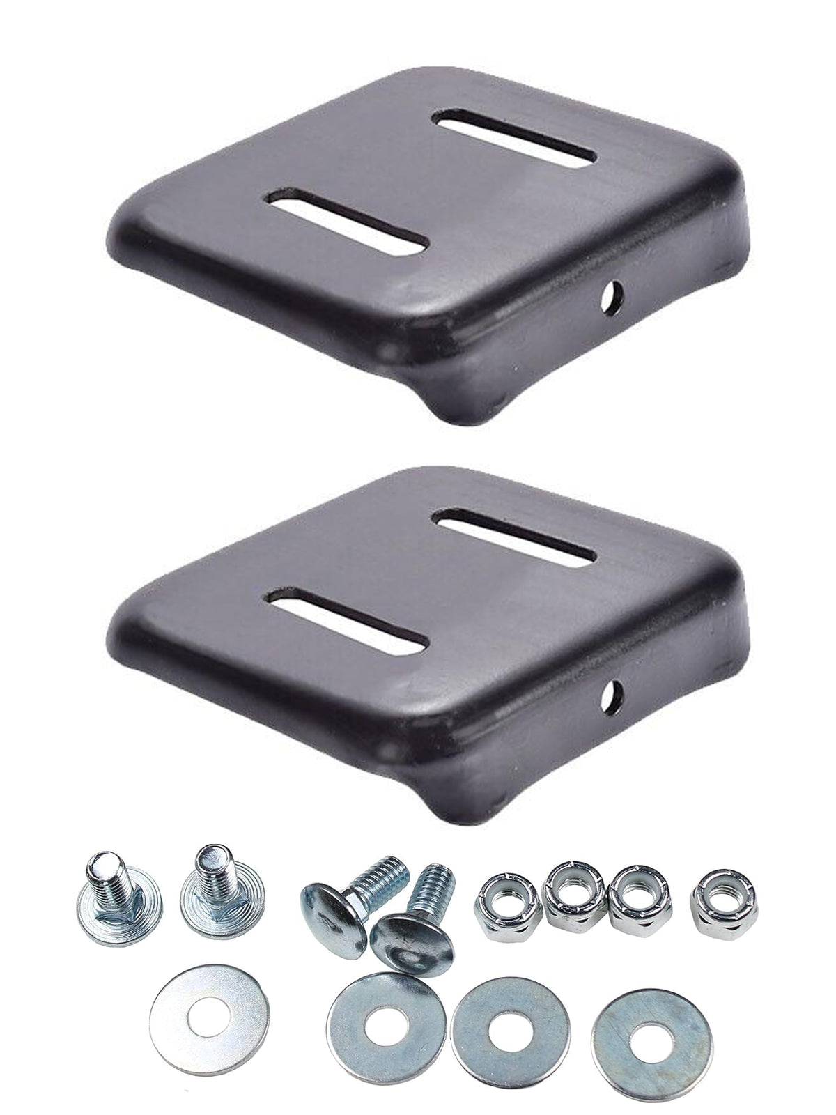 fascinatte front view of skid shoe showing fit and finish benefiting easy replacement
