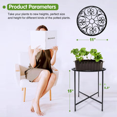 Fashion&cool stands on patio demonstrating rust-resistant outdoor use