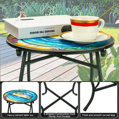 Fashion&cool table beside chair demonstrating scale and space-saving benefit